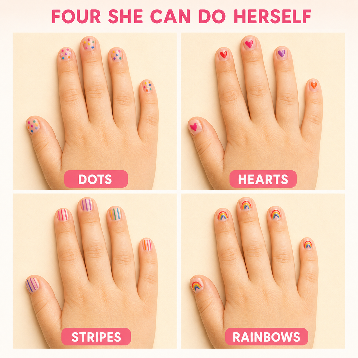 12-Color Fine-Tip Nail Art Pens