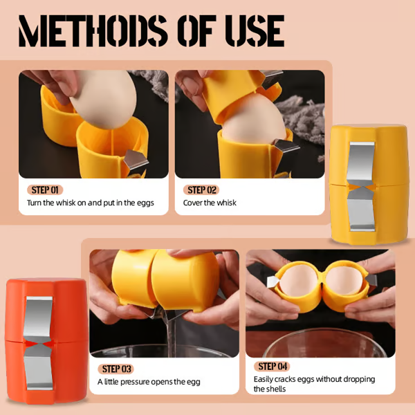 🍳 Quick Egg Cracker – Open Hundreds Of Eggs Faster & Cleaner