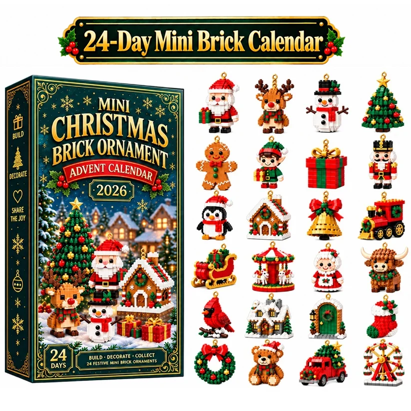 🎄 24-Day Mini Christmas Ornament Advent Calendar