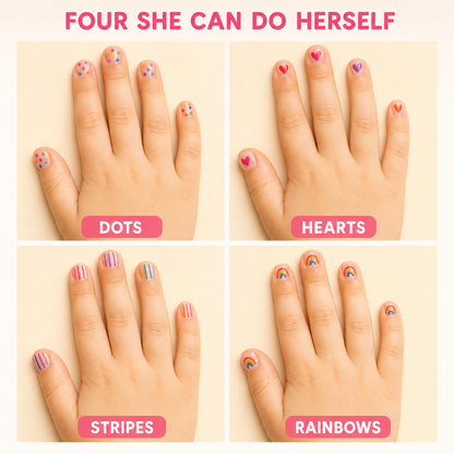12-Color Fine-Tip Nail Art Pens