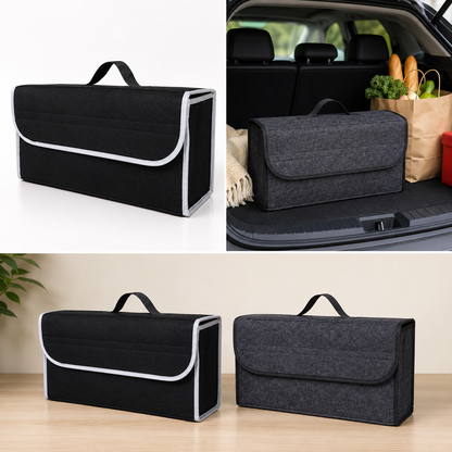 Foldable Felt Trunk Storage Organizer