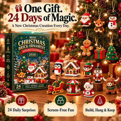 🎄 24-Day Mini Christmas Ornament Advent Calendar