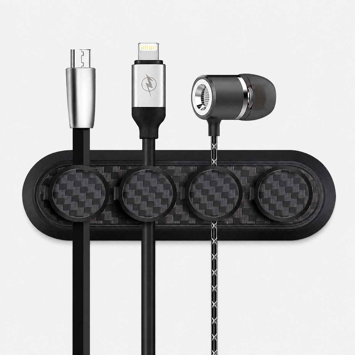 4-Clip Magnetic Car Cable Organizer