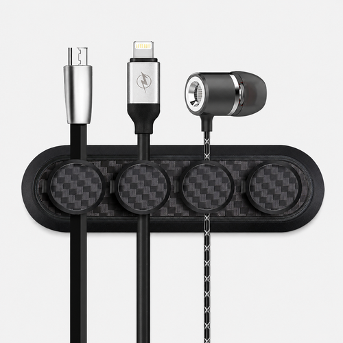 4-Clip Magnetic Car Cable Organizer