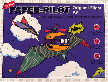 Original buyer photo of the paper airplane kit