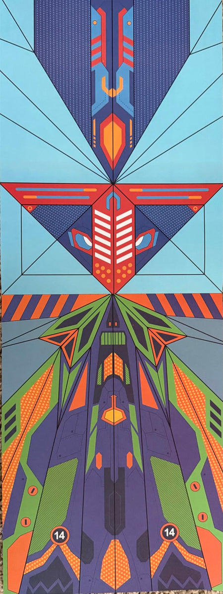 Original buyer photo of the paper airplane kit