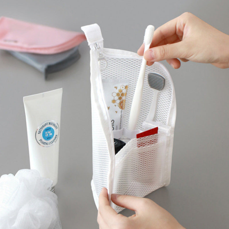 🧳Travel Toiletry Bag Organizer – Stand Up, Lightweight & Space-Saving