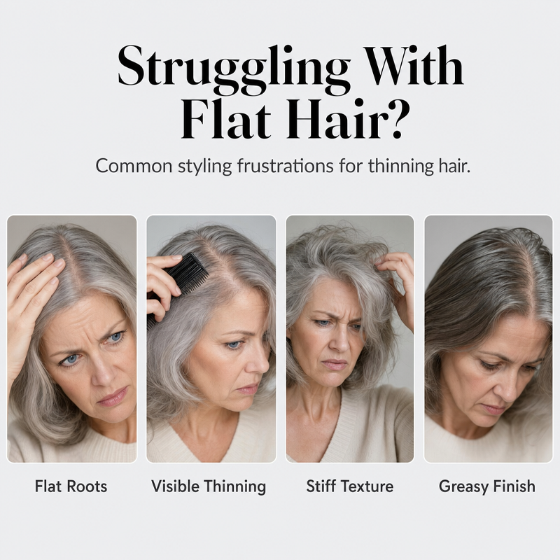 Flat Limp Hair Pain Point