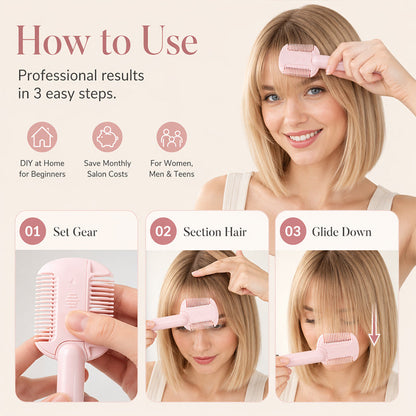 DIY Hair Thinning Comb