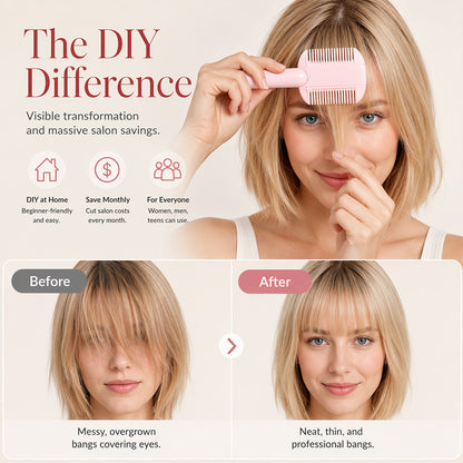 DIY Hair Thinning Comb