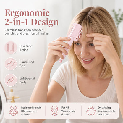 DIY Hair Thinning Comb